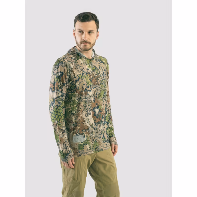 Джерси с капюшоном мужское Triton Gear Forest Green, ткань InterLock, зеленый, размер 48-50