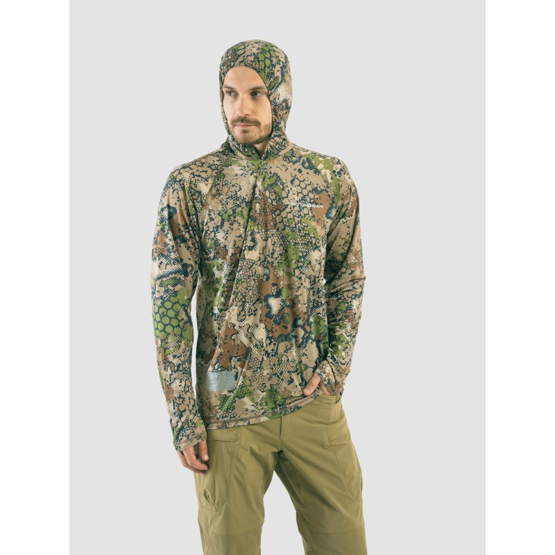 Джерси с капюшоном мужское Triton Gear Forest Green, ткань InterLock, зеленый, размер 52-54