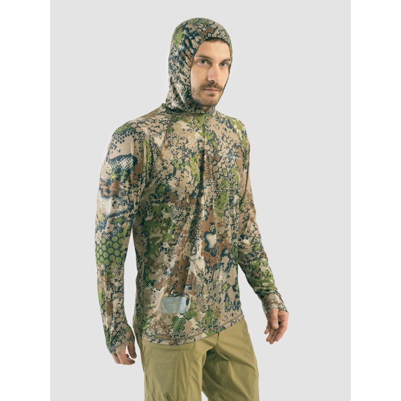 Джерси с капюшоном мужское Triton Gear Forest Green, ткань InterLock, зеленый, размер 52-54