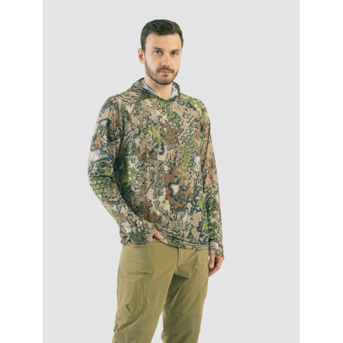 Джерси с капюшоном мужское Triton Gear Forest Green, ткань InterLock, зеленый, размер 56-58