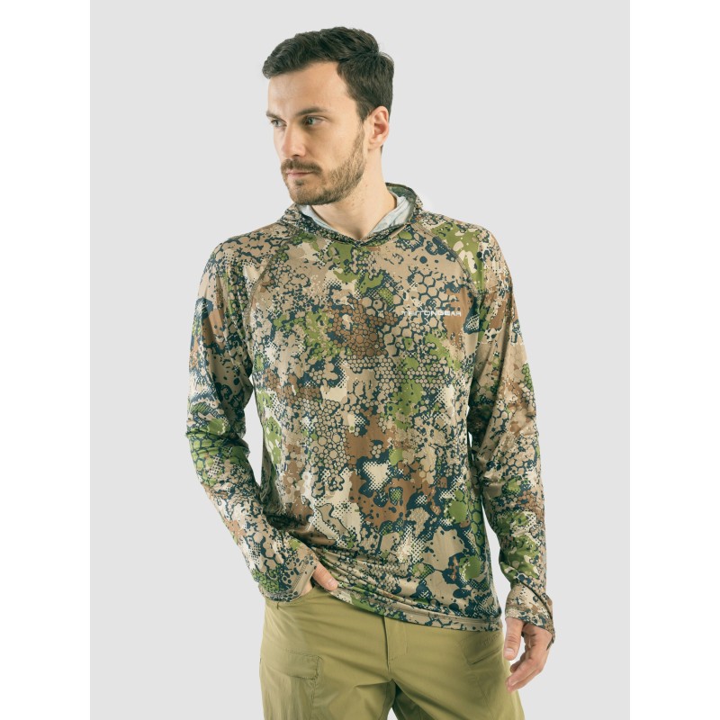 Джерси с капюшоном мужское Triton Gear Forest Green, ткань InterLock, зеленый, размер 56-58