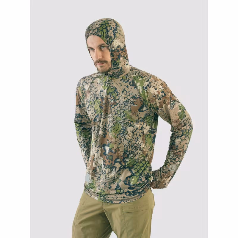 Джерси с капюшоном мужское Triton Gear Forest Green, ткань InterLock, зеленый, размер 60-62