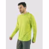 Джерси с капюшоном мужское Triton Gear Lime Print, ткань InterLock, желтый, размер 44-46
