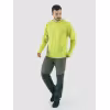 Джерси с капюшоном мужское Triton Gear Lime Print, ткань InterLock, желтый, размер 52-54