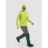 Джерси с капюшоном мужское Triton Gear Lime Print, ткань InterLock, желтый, размер 52-54