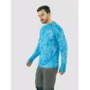 Джерси с капюшоном мужское Triton Gear Blue Print, ткань InterLock, синий, размер 48-50