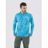 Джерси с капюшоном мужское Triton Gear Blue Print, ткань InterLock, синий, размер 56-58
