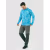 Джерси с капюшоном мужское Triton Gear Blue Print, ткань InterLock, синий, размер 60-62