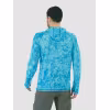 Джерси с капюшоном мужское Triton Gear Blue Print, ткань InterLock, синий, размер 60-62