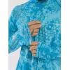 Джерси с капюшоном мужское Triton Gear Blue Print, ткань InterLock, синий, размер 60-62