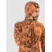 Джерси с капюшоном мужское Triton Gear Orange Print, ткань InterLock, оранжевый, размер 48-50