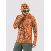 Джерси с капюшоном мужское Triton Gear Orange Print, ткань InterLock, оранжевый, размер 56-58