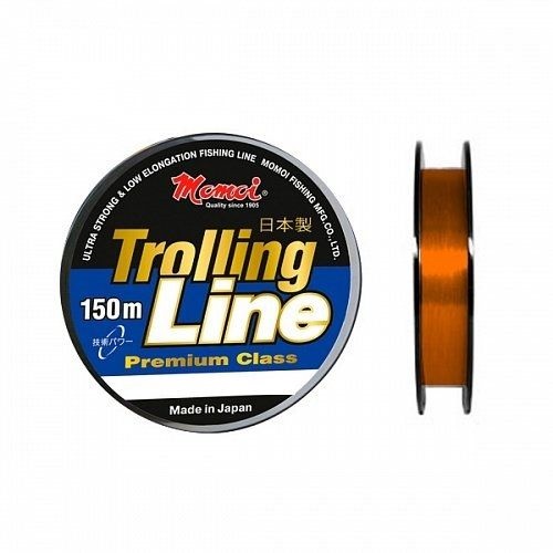 Леска монофильная Momoi Trolling Line, 0,25 мм, 7 кг, 150 м, оранжевый