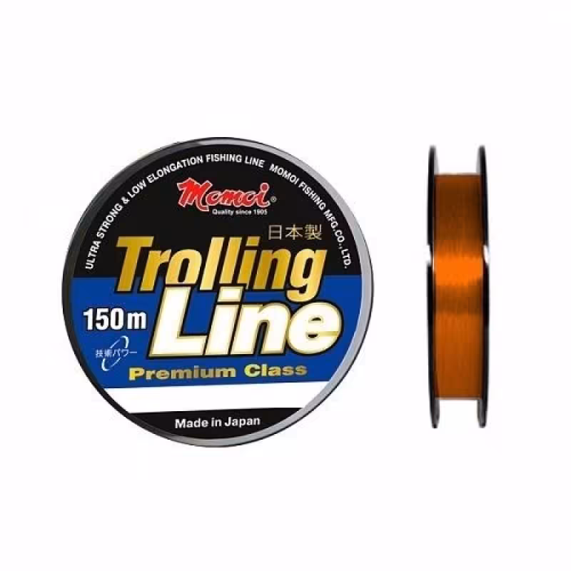 Леска монофильная Momoi Trolling Line, 0,25 мм, 7 кг, 150 м, оранжевый