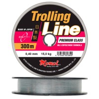 Леска монофильная Momoi Trolling Line 0.40 мм, 15 кг, 300 м, прозрачная