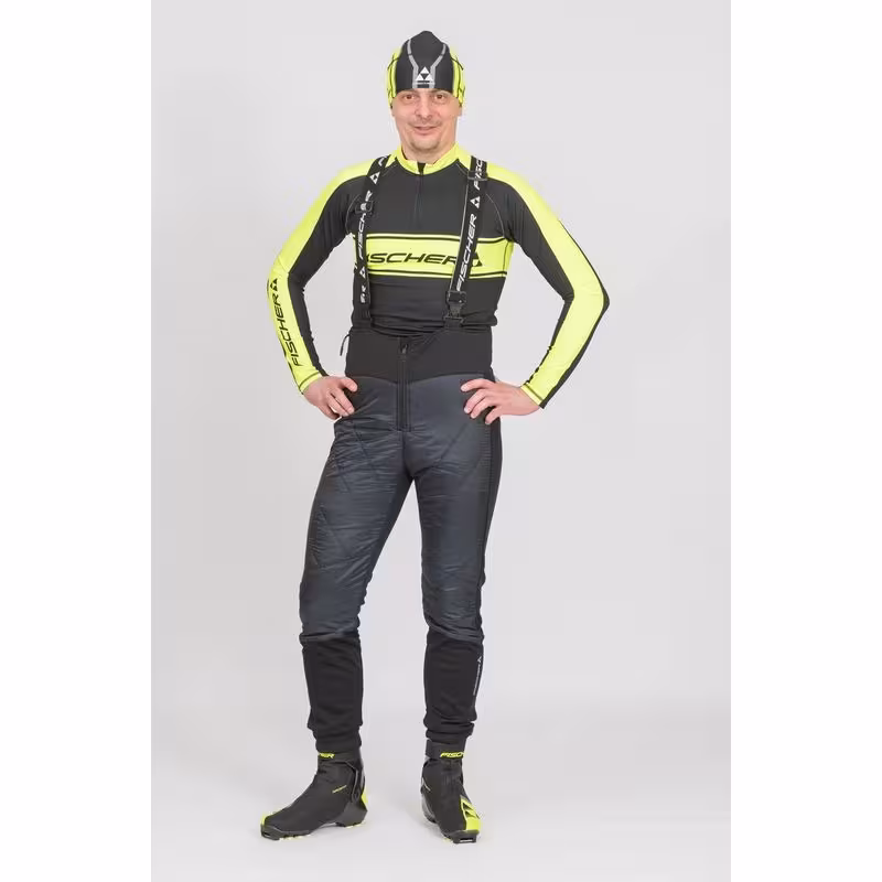 Брюки мужские Fischer Hybrid, ткань Softshell, размер 50, черный