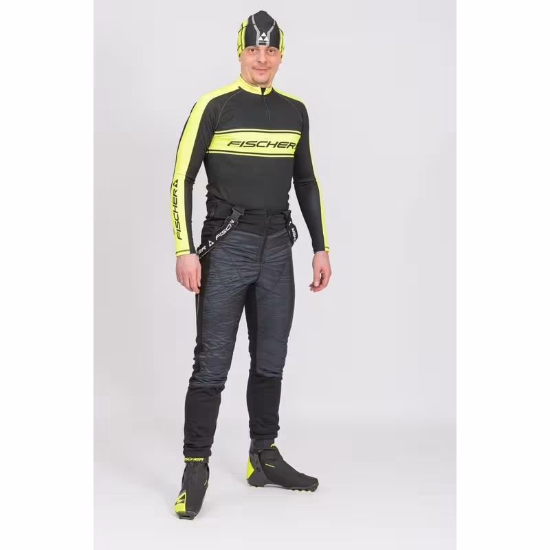 Брюки мужские Fischer Hybrid, ткань Softshell, размер 50, черный