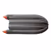 Лодка надувная ПВХ с интегрированным фальшбортом Angler Skat Triton  370NDFi, НДНД, темно-серый/красный