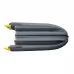 Лодка надувная ПВХ с интегрированным фальшбортом Angler Skat Triton 390NDFi, НДНД, темно-серый/красный