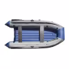 Лодка надувная ПВХ с фальшбортом Angler Reef Triton 340НД, НДНД, черный/желтый