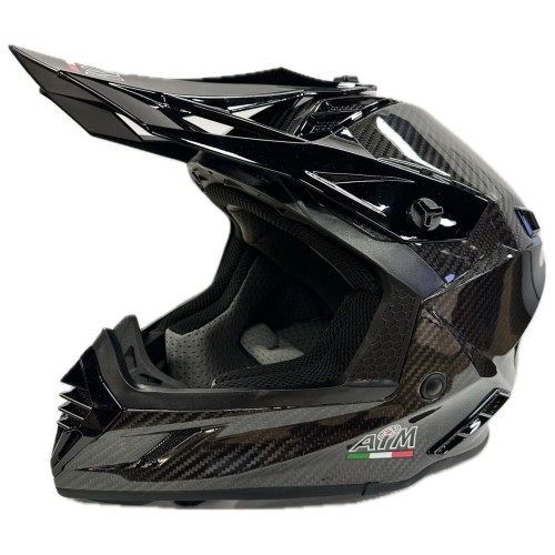 Мотошлем AiM RH855 Carbon 3K Glossy, серый,  размер M