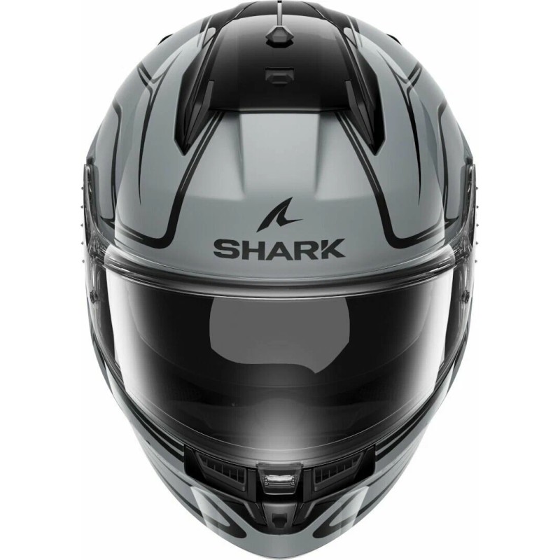 Мотошлем Shark D-Skwal 3 Drone, серый/черный, размер L