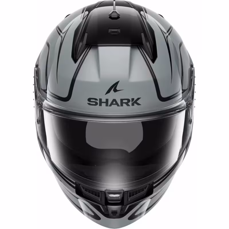 Мотошлем Shark D-Skwal 3 Drone, серый/черный, размер S