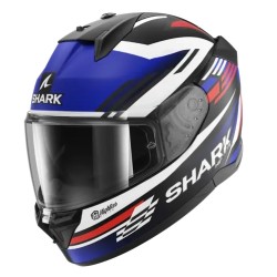 Мотошлем Shark D-Skwal 3 Firstlap, черный матовый/синий/красный, размер L