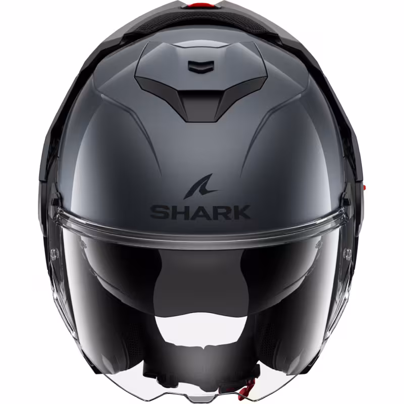 Мотошлем Shark OXO Blank Gun Metal, черный, размер L