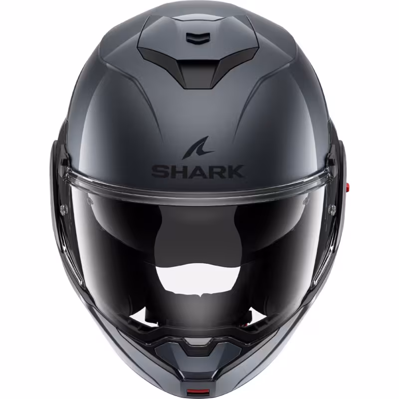 Мотошлем Shark OXO Blank Gun Metal, черный, размер M