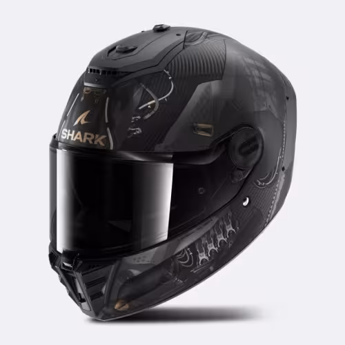 Мотошлем Shark Spartan RS Carbon Xbot, черный/серый/желтый, размер L