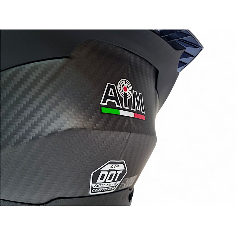 Мотошлем AiM RH359, карбон матовый, размер M