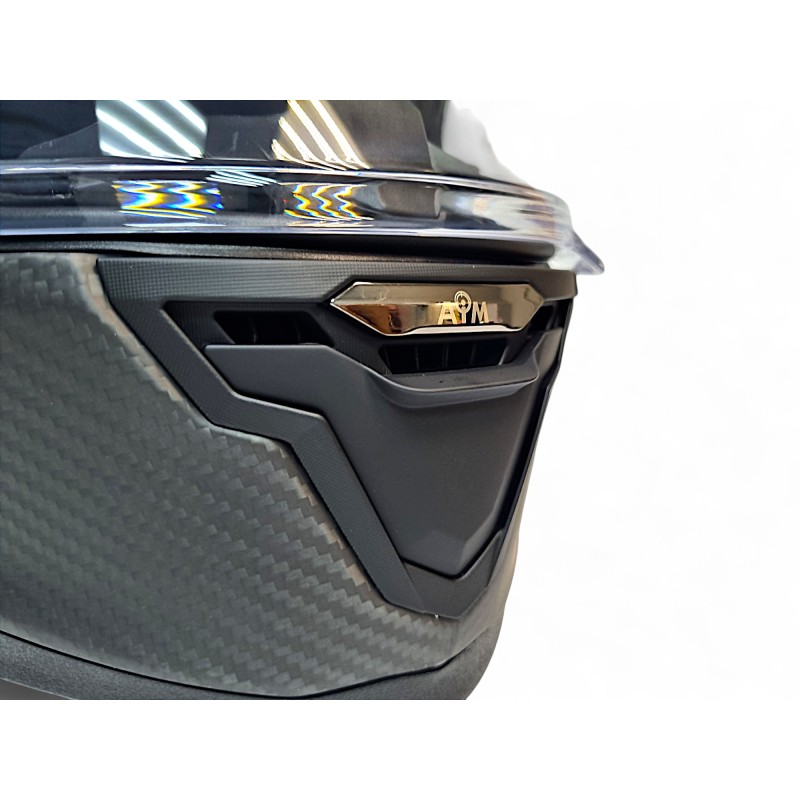 Мотошлем AiM RH360, карбон матовый, размер XL