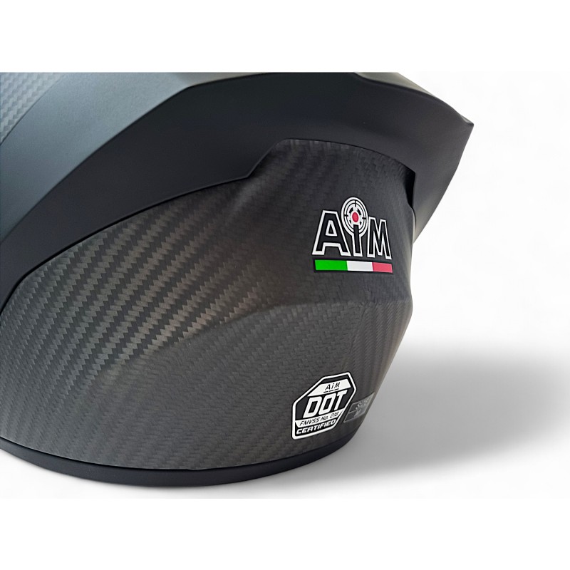 Мотошлем AiM RH360, карбон матовый, размер XL