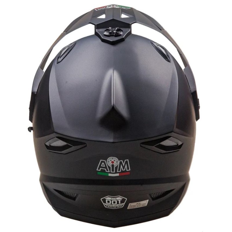 Мотошлем AiM JK802, черный матовый, размер S