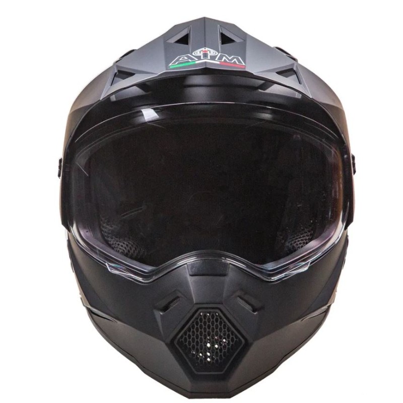 Мотошлем AiM JK802, черный матовый, размер XS