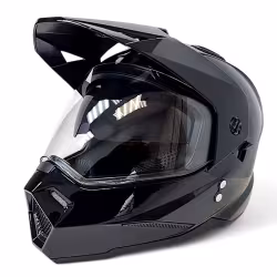 Мотошлем детский AiM JK802Y, черный, размер Y/L