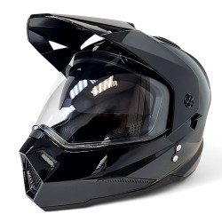 Мотошлем детский AiM JK802Y, черный, размер Y/L