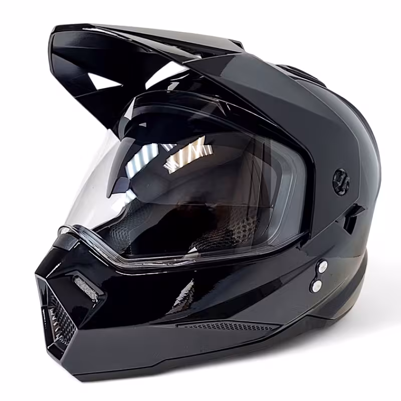 Мотошлем детский AiM JK802Y, черный, размер Y/M