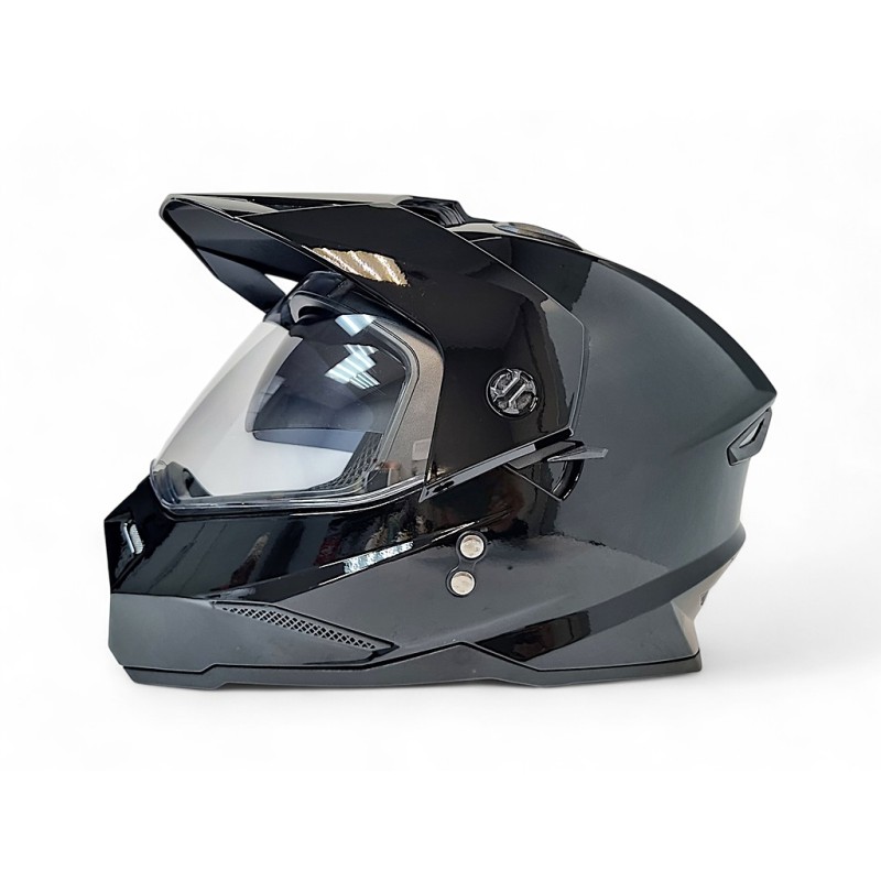 Мотошлем детский AiM JK802Y, черный, размер Y/M