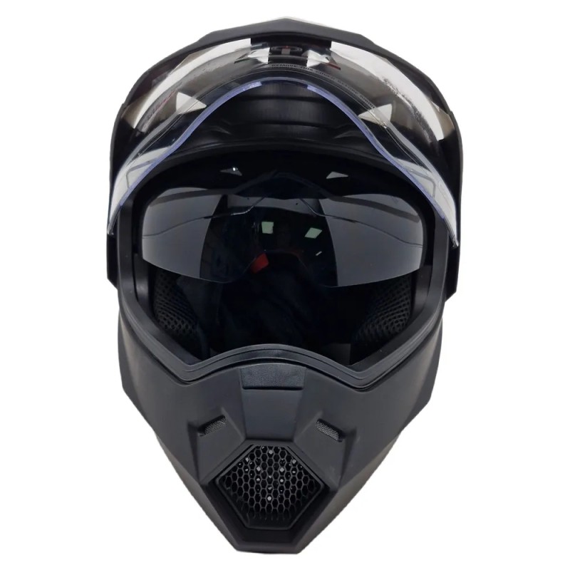 Мотошлем детский AiM JK802Y, черный матовый, размер Y/S