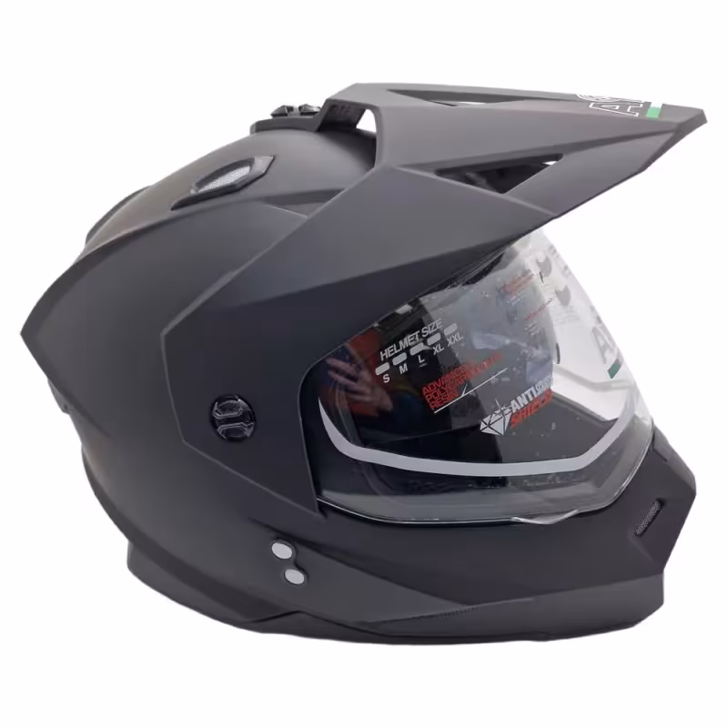 Мотошлем детский AiM JK802Y, черный матовый, размер Y/S