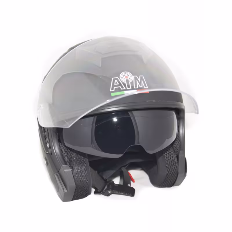 Мотошлем AiM JK526, черный матовый, размер L