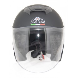 Мотошлем AiM JK526, черный матовый, размер M