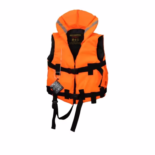 Жилет спасательный детский Элементаль Ifrit-50, до 50 кг, оранжевый, ГОСТ Р 58108-2019, подходит для ГИМС
