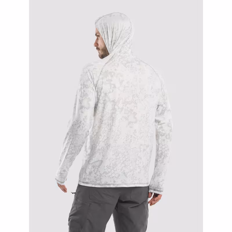 Джерси с капюшоном мужское Triton Gear S00014, InterLock, белый, размер 52-54