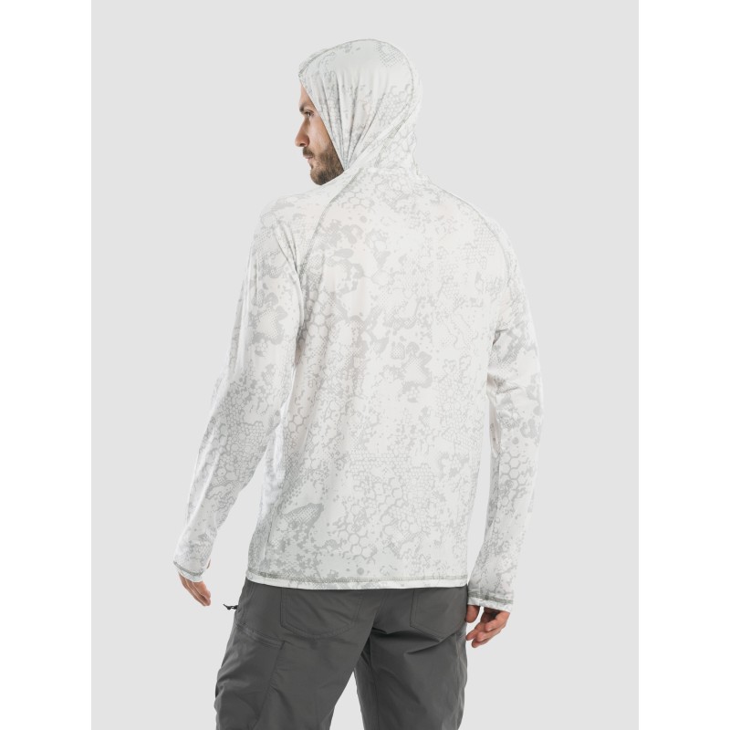 Джерси с капюшоном мужское Triton Gear S00014, InterLock, белый, размер 52-54