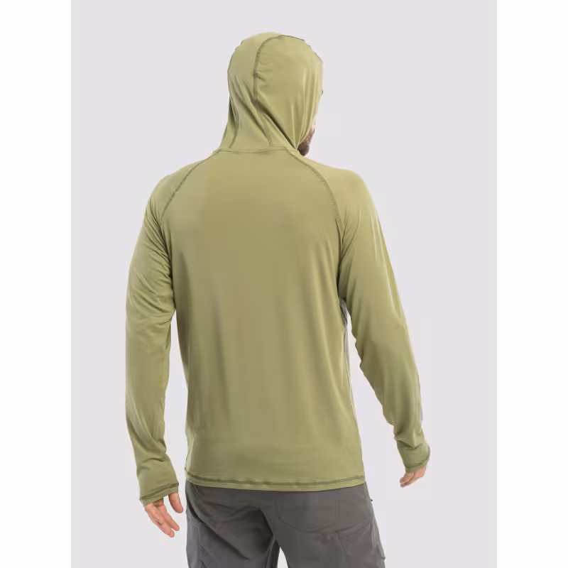 Джерси с капюшоном мужское Triton Gear S00019, InterLock, хаки, размер 44-46