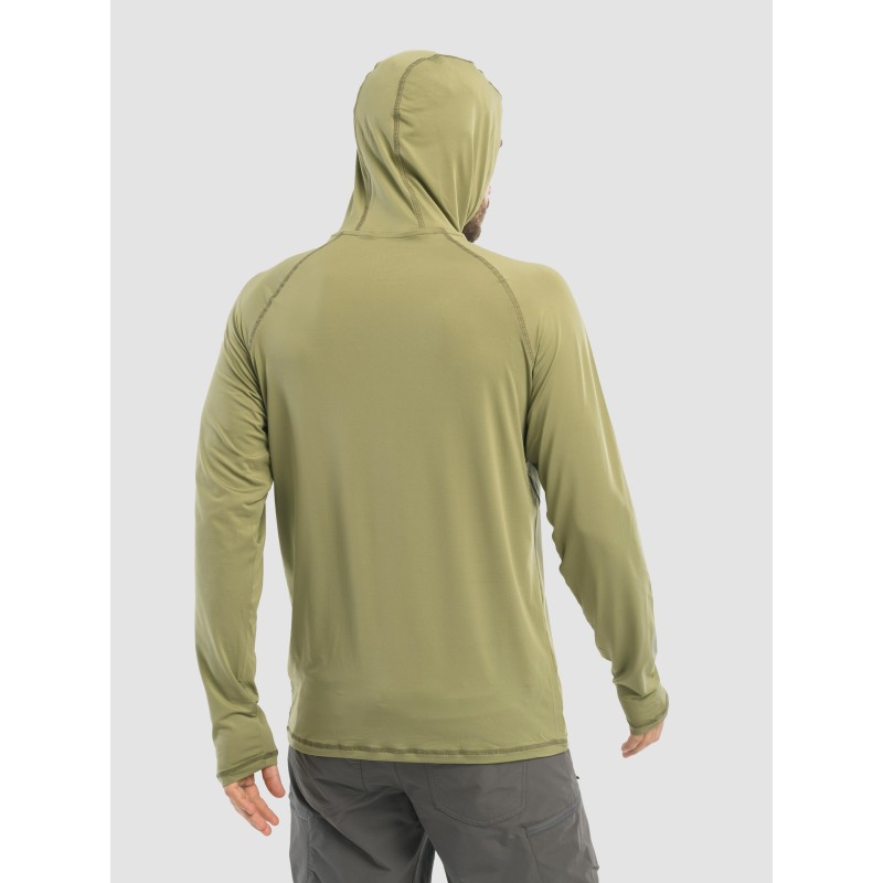 Джерси с капюшоном мужское Triton Gear S00019, InterLock, хаки, размер 44-46