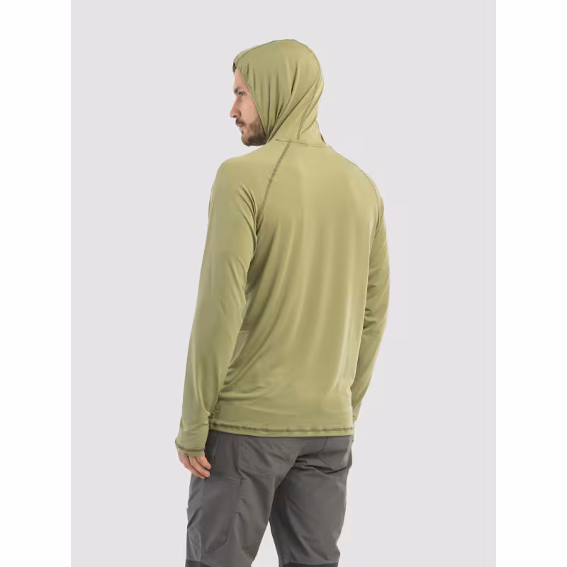 Джерси с капюшоном мужское Triton Gear S00019, InterLock, хаки, размер 44-46